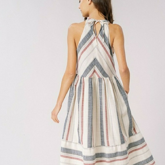 🚫sold🚫HP🎉☆《last one》Striped Woven Halter Dress - Picture 2 of 6